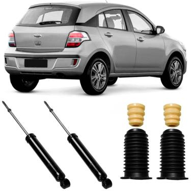 Imagem de 2 Amortecedor Agile 2011 2012 2013 2014 Traseiro Monroe Kit