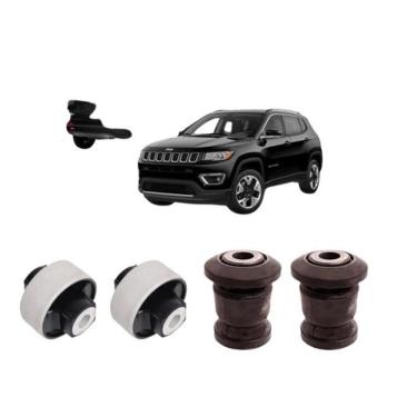 Imagem de Kit 4 Bucha Bandeja Balança Dianteira Compass 2016 2017 2018