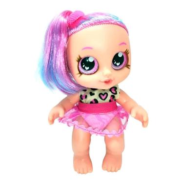 Imagem de Boneca Fashion Estilosa 26Cm Cabelo Colorido Infantil +3 Ano