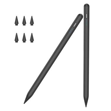 Imagem de 【Pacote com 2】 Lápis Stylus para iPad 2018-2025 A16 11/10/9/8/7/6, iPad Mini A17 Pro/6/5, iPad Air M3/M2 27.9 cm/33.0 cm/5/4/3, iPad Pro M4 33.0 cm/32.8 cm/27.8 cm/27.8 cm/27.9 cm/27.0 cm/33.0 cm/27.8