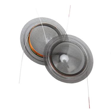 Imagem de XUXHOU Tweeter Dome Transparent Film Acessório para o Reparo do Alto -falante Fai -da da Em Acessório de Alumínio Transparente para Atualização, 2 Bobina Vocal
