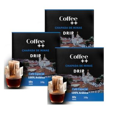 Imagem de Coffee Mais │Café Super Especial em Drip │ Ricardo Tavares - Chapada de Minas │100% Arábica │Torra Média │Pack 3 caixas de 10 unidades