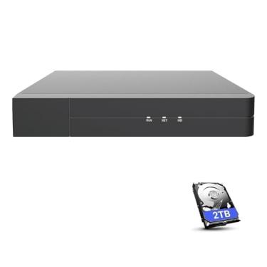 Imagem de Gravador DVR 1080p 2MP 16 canais para câmeras coaxiais analógicas CCTV, suporta apenas câmeras de 1080p 2MP ou menor resolução, armazenamento de 2 TB