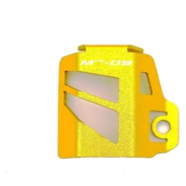 Imagem de BYYINGSUS Compatível com MT 07 09 10 MT07 MT09 MT10 SP 2023 2022 Acessórios Proteção do reservatório de fluido de freio traseiro da motocicleta (ouro-MT09)