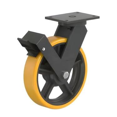 Imagem de Rodizio Giratório Carga Pesada 12x3 pol. sem freio 1.400 kg schioppa