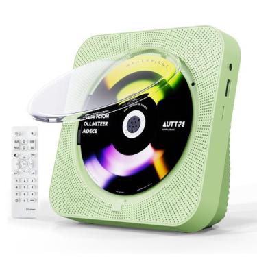 Imagem de Leitor de CD portátil Bluetooth 5.1 ZYOKATA Desktop Verde