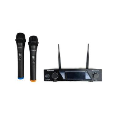 Imagem de Microfone S/Fio Soundvoice MM-220SF UHF Duplo de Mão