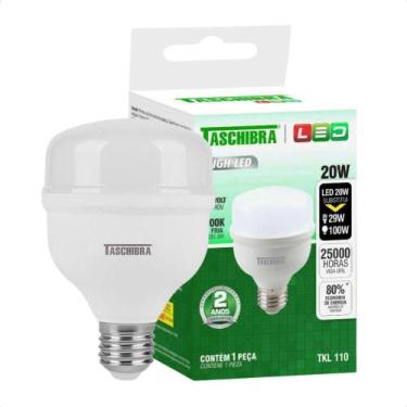 Imagem de Kit 3 Lâmpadas High Led Tkl 20w Taschibra E27 Bivolt 4000k Neutro