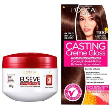 Imagem de Kit 1 Creme de Tratamento Elseve Reparação Total 5 com 300g