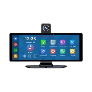 Imagem de Câmera Veicular 4K Com Lente Rotativa De 10,26 Polegadas, Gravador De 