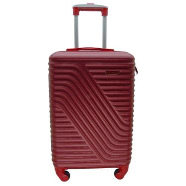 Imagem de Mala de VagMédia Rígida ABS Rodinhas 360 Mundi Verm Escuro