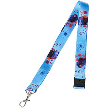Imagem de Cordão de aniversário Frozen 2, Anna e Elsa, lembrancinha de festa, 47 cm x 1,91 cm
