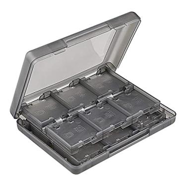 Imagem de Capa preta com suporte para jogos 26 em 1 para até 22 jogos, 2 cartões SD, 2 cartões micro SD/TF e 2 canetas Stylus para o NOVO 3DS / 3DS XL / 3DS LL