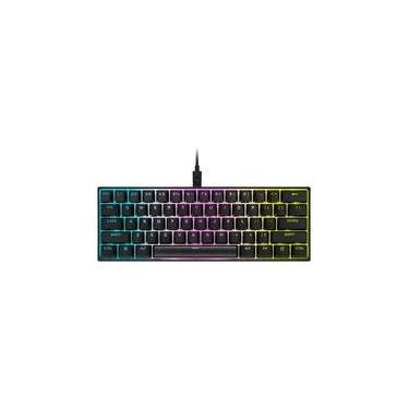 Imagem de Teclado Mecânico Gamer Corsair K65 Mini, RGB, USB, Switch Cherry MX Speed, Compacto, US, Preto - CH-9194014-NA