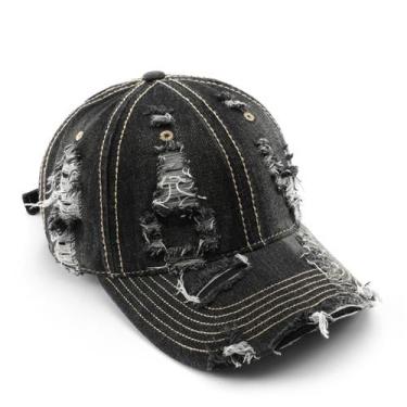 Imagem de Boné de beisebol Talajee lavado em algodão vintage envelhecido