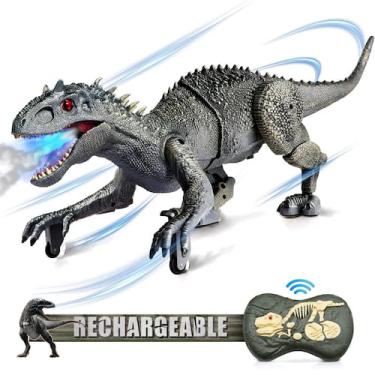 Imagem de Brinquedo Hot Bee Big Dinosaur Indominus Rex com spray de névoa de 47 