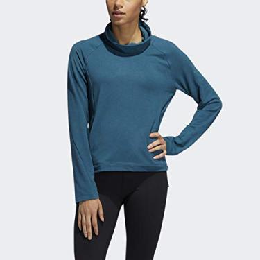 Imagem de Tênis feminino Adidas Cosy Cover-Up, azul, tamanho G