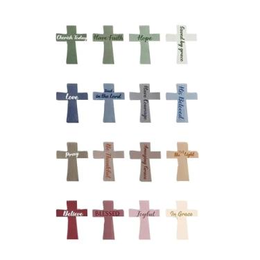 Imagem de Fenteer Marcadores de página com versículos bíblicos, coleção de acessórios elegantes, marcadores de página inspiradores para famílias, leitoras, Style B
