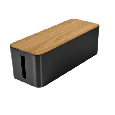 Imagem de Caixa Organizadora de Fios, Caixa de Gerenciamento de Cabos, Projetada para Proteger Fiação, Fontes de Alimentação E Tomadas, 32cm(Preto)