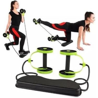 Imagem de Aparelho de Treino Multifuncional Completo – Exercite Abdominais, Braços, Pernas e Glúteos em Casa | 44 Tipos de Exercícios, 6 Níveis de Resistência e Guia de Treino Incluso