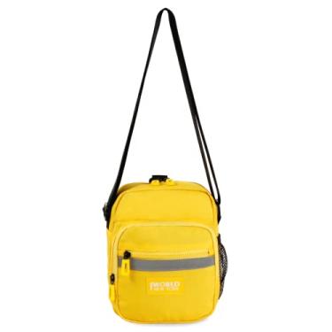 Imagem de J World New York Crux Mini bolsas transversais para mulheres e homens, Amarelo tangerina