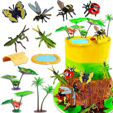 Imagem de Bug Birthday Party Decorations Insects Party Decoration Bug Cake Cupcake Toppers Ladybug Birthday Cake Decoration
