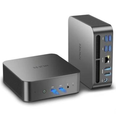 Imagem de Reatan Mini Pc Gamer Amd Ryzen 9 7940Hs 64Gb Ddr5 2Tb Ssd 5600Mhz Ram, Computadores Desktop, Placa De Vídeo Radeon 780M, Lan 2.5Gbps, Hdmi 2.1, 8K Usb 4.0 Wi-Fi 6E/Bt5.3