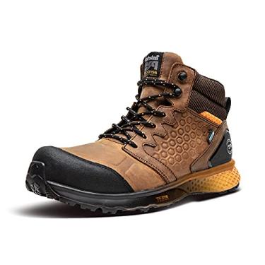 Imagem de Timberland Pro Reaxion bico de seguran a composto imperme vel marrom/laranja 38