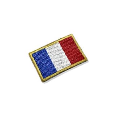 Imagem de BP0031-031 Bandeira França Patch Bordado 3,8x2,5cm - BR44