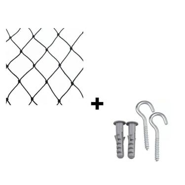 Imagem de Rede Tela Proteção Segurança Apartamento Janela 1,20 X 1,30