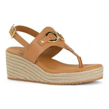 Imagem de Sandália Anabela Bottero em Couro Feminina-Feminino