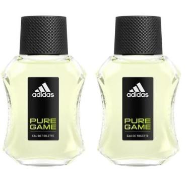 Imagem de Perfume adidas Pure Game Eau De Toilette 50 ml para homens (pacote com