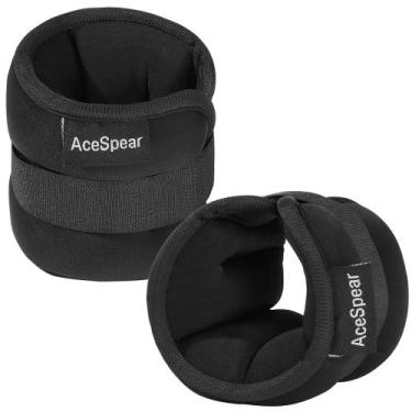 Imagem de Conjunto Ankle Weights AceSpear de 2, 2 libras para caminhada física
