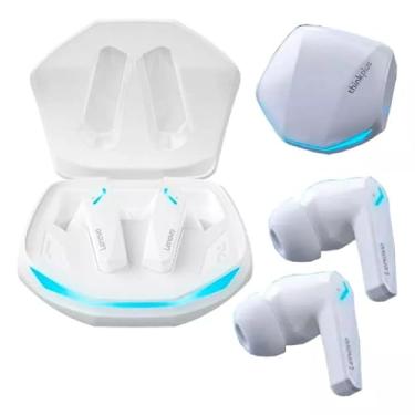 Imagem de Fones de Ouvido Sem Fio GM2 Pro, Bluetooth 5.3, Som Surround 360°, Cancelamento de Ruído, Surround Dual Mode Som (Branco)