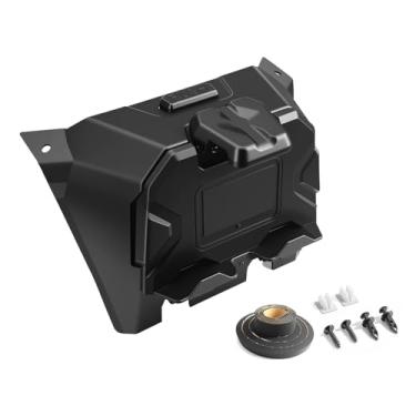 Imagem de DarSeity Suporte de GPS e tablet com caixa de armazenamento para Polaris RZR XP 1000/XP 4/Turbo 2019-2023 – Suporte UTV ajustável para iPad/telefone