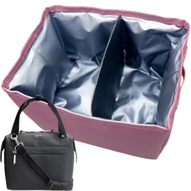 Imagem de Inserção isolada para Stanley All Day Julienne Mini Cooler 7,4 QT | Organizador com divisor de proteção aprimorada para alimentos e bebidas | Resistente a vazamentos, forro fácil de limpar (rosa)