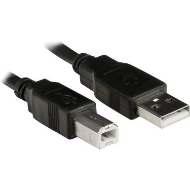 Imagem de CABO USB 2.0 AM x BM 3,0m PRETO PC-USB3001 PLUS CABLE
