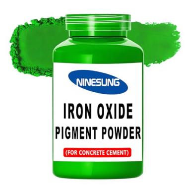 Imagem de Ninesung Pó de pigmento de cor de concreto - Óxido de ferro em pó para cimento, concreto, argamassa, argamassa, estuque, argila, cal, gesso, tinta, artesanato DIY - Não desbota, sombra vibrante de
