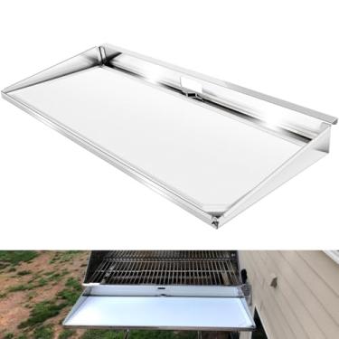 Imagem de Prateleira de servir com tábua de corte removível adequada para churrasqueiras retangulares