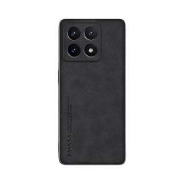 Imagem de Capa Para Xiaomi 14T pro 13T pro 13 Ultra Em Couro De Cordeiro Shell À