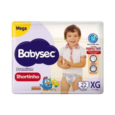 Imagem de Fralda Babysec Premium Shortinho Mega XG 22 Unidades