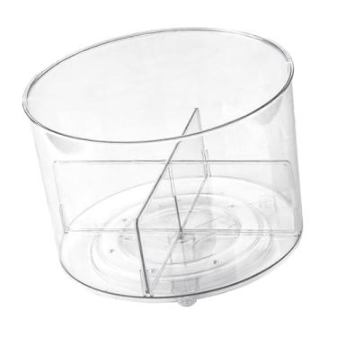Imagem de Baoblaze Mini aquário para peixe betta, terrário para tartarugas aquáticas/terrestres, caixa transparente com rampa de aquecimento, habitat para répteis e, com Partições