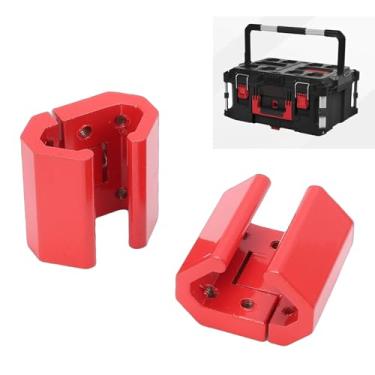 Imagem de ASHATA Clipe de Canto de Trilho de Caixa de Ferramentas, Montagem de Adaptador de Liga de Alumínio para de Embalagem, Com Braçadeiras de Trilho Usinadas CNC