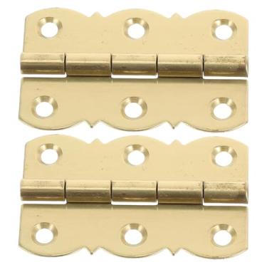 Imagem de Acessórios dobradiças de armário dobradiças para artesanato bandeja de mordomo de latão pequeno baú dobrável