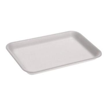 Imagem de Bandeja De Isopor Rasa Fr3 Branca- 100 Unidades - Isoterm