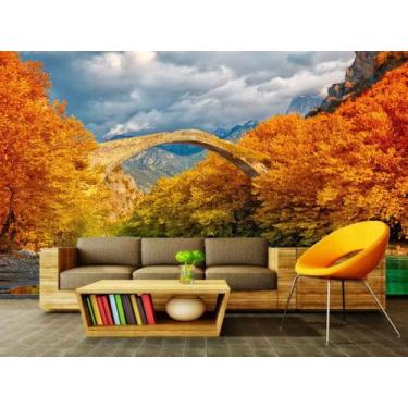 Imagem de Papel de Parede Paisagens Floresta 173 - 1,00 X 1,00 - Voce Decorando