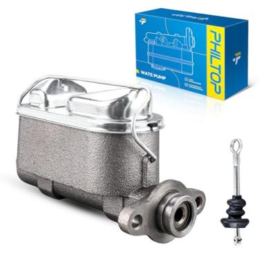 Imagem de PHILTOP Conjunto de cilindro mestre de freio com substituição reversior para Lincoln Town Car 1982-1989, Ford Gran Torino 1972-1975, construção de ferro fundido resistente, substituição OEM exata