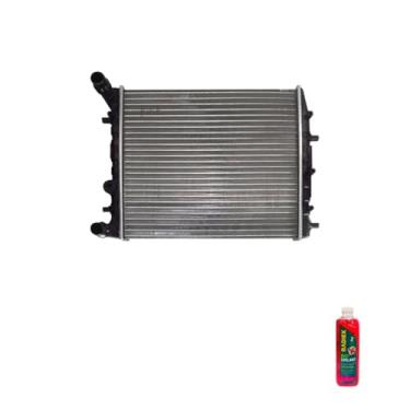 Imagem de Kit Radiador VW Fox Polo 2003 a 2005 + Aditivo Radiador Radiex R1952 Rosa