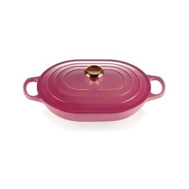 Imagem de Panela Oblong Signature 31 cm Rosa Berry Le Creuset