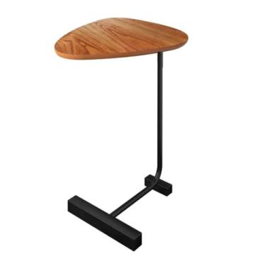 Imagem de Mesa Lateral Apoio Notebook Objetos Canto Sala Sofá Quarto Preto